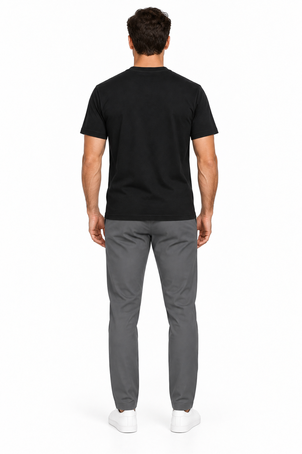 Bugatti Stripe rectangular chest logo T-shirt - Black