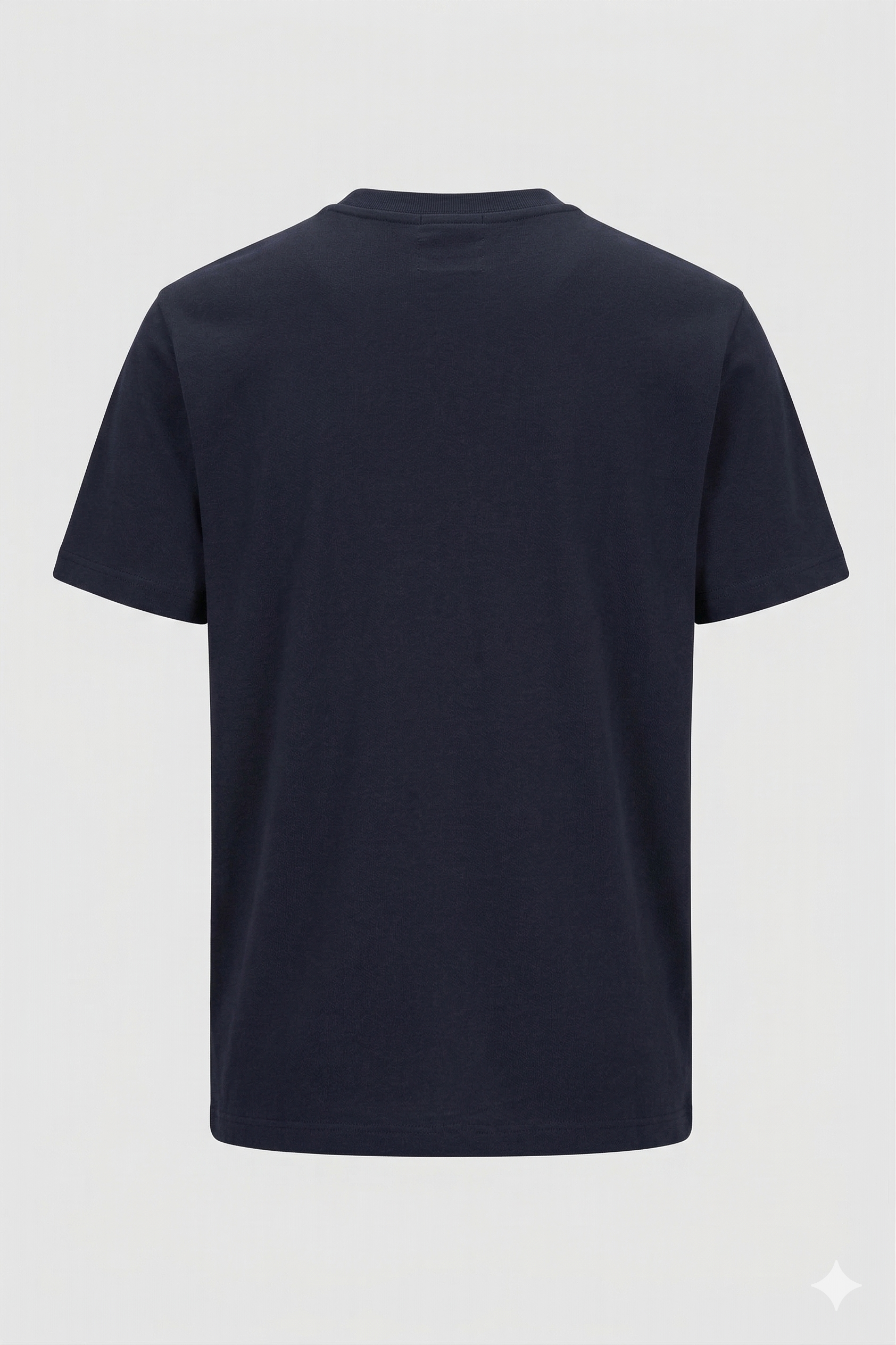 BOSS embroidered rubber logo T-Shirt- Blue Navy