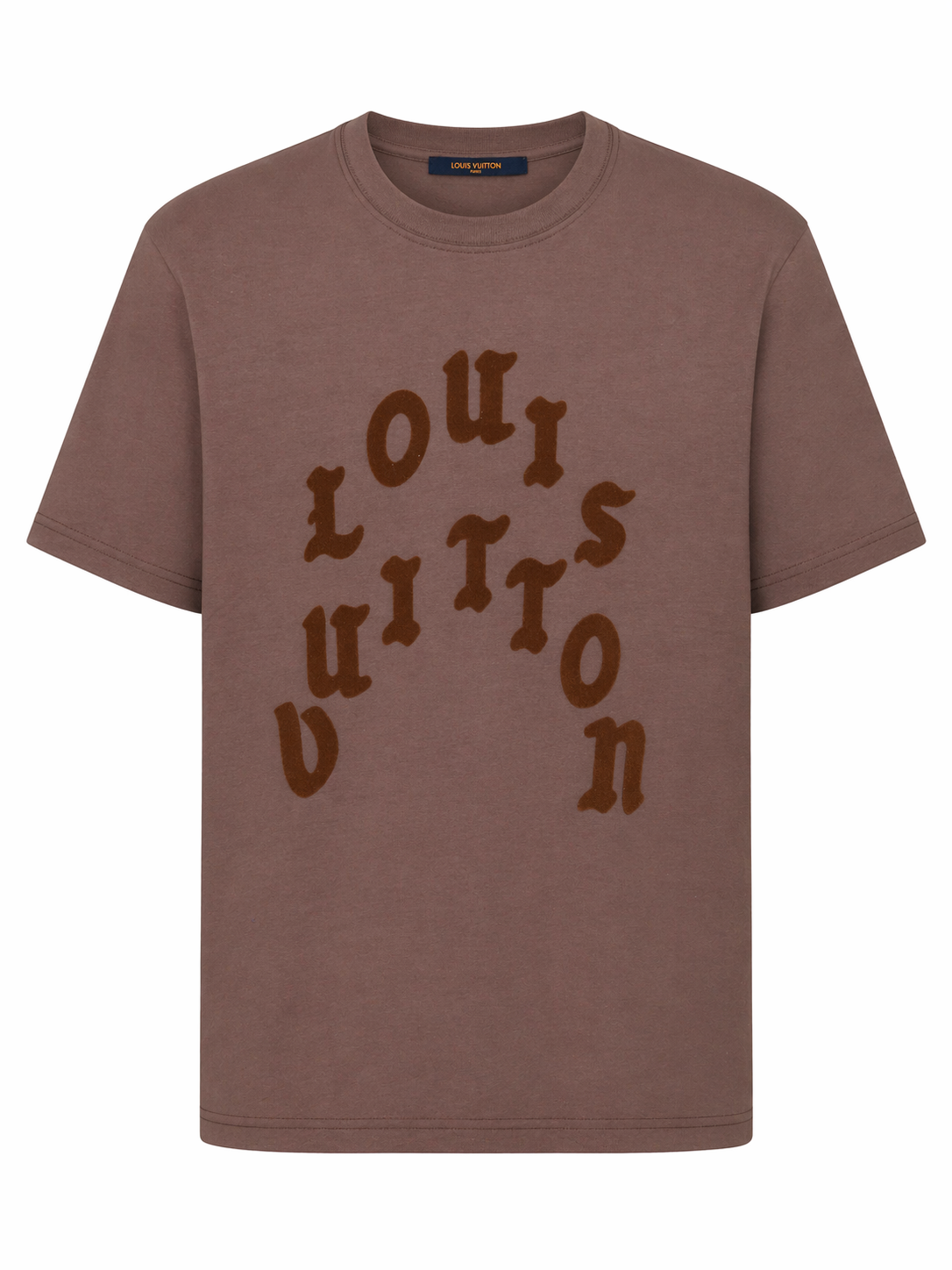 Louis Vuitton Brown Graphic logo T-Shirt - Brown