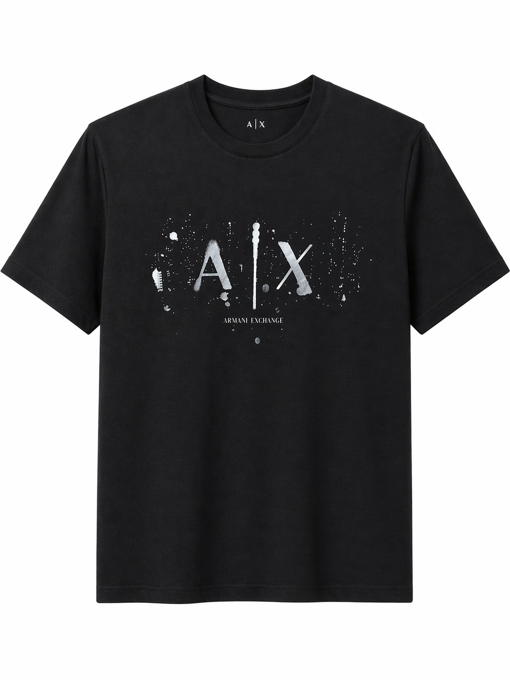 Armani Exchange  Strassy Graphic T-Shirt – Black