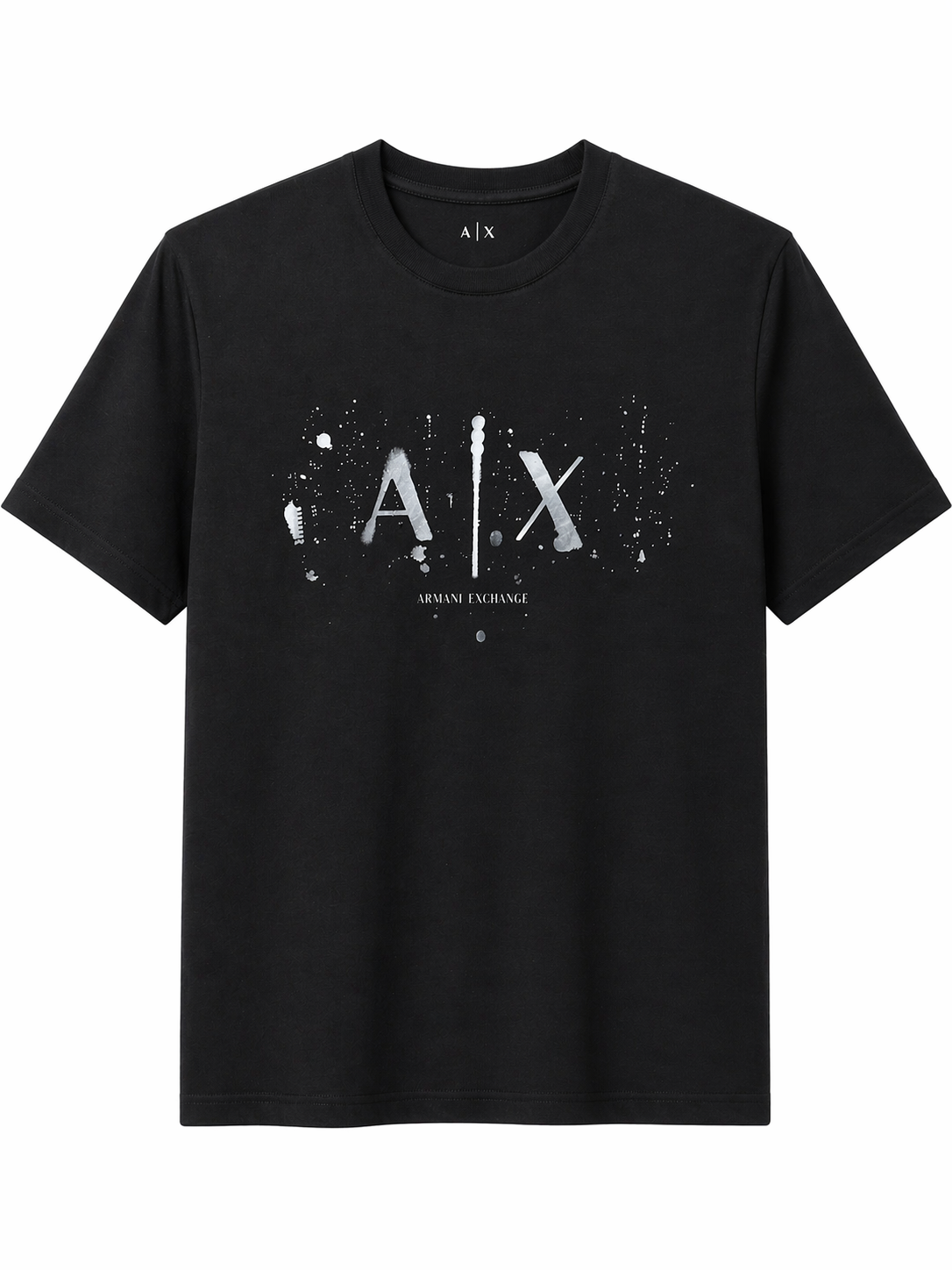 Armani Exchange  Strassy Graphic T-Shirt – Black