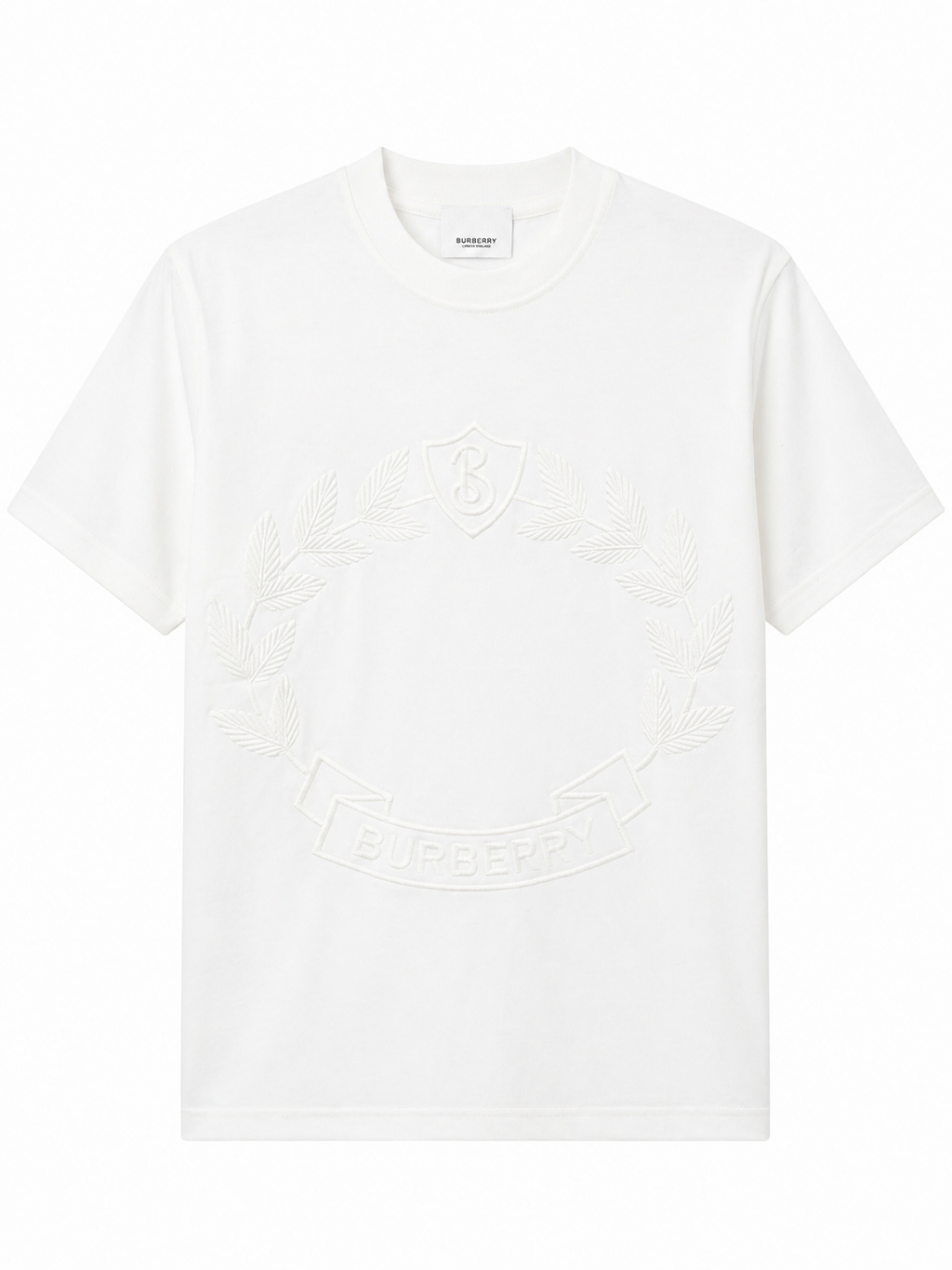 Burberry embroidered Logo T-shirt - White