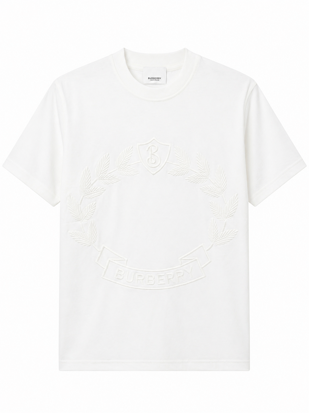 Burberry embroidered Logo T-shirt - White