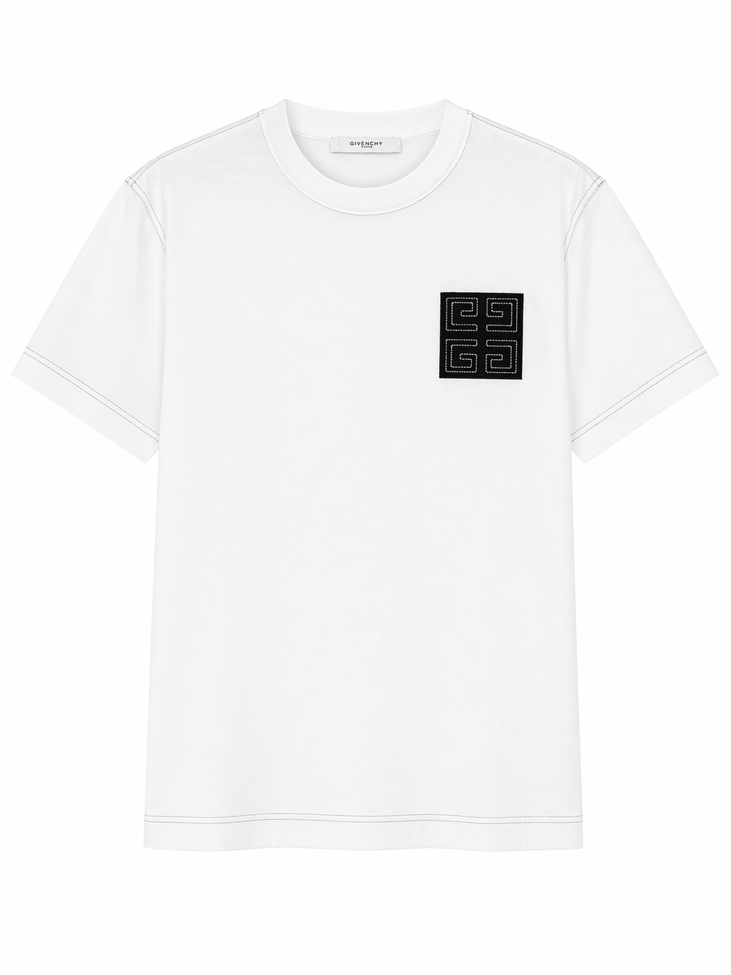 Givenchy embroidered logo T-shirt -white