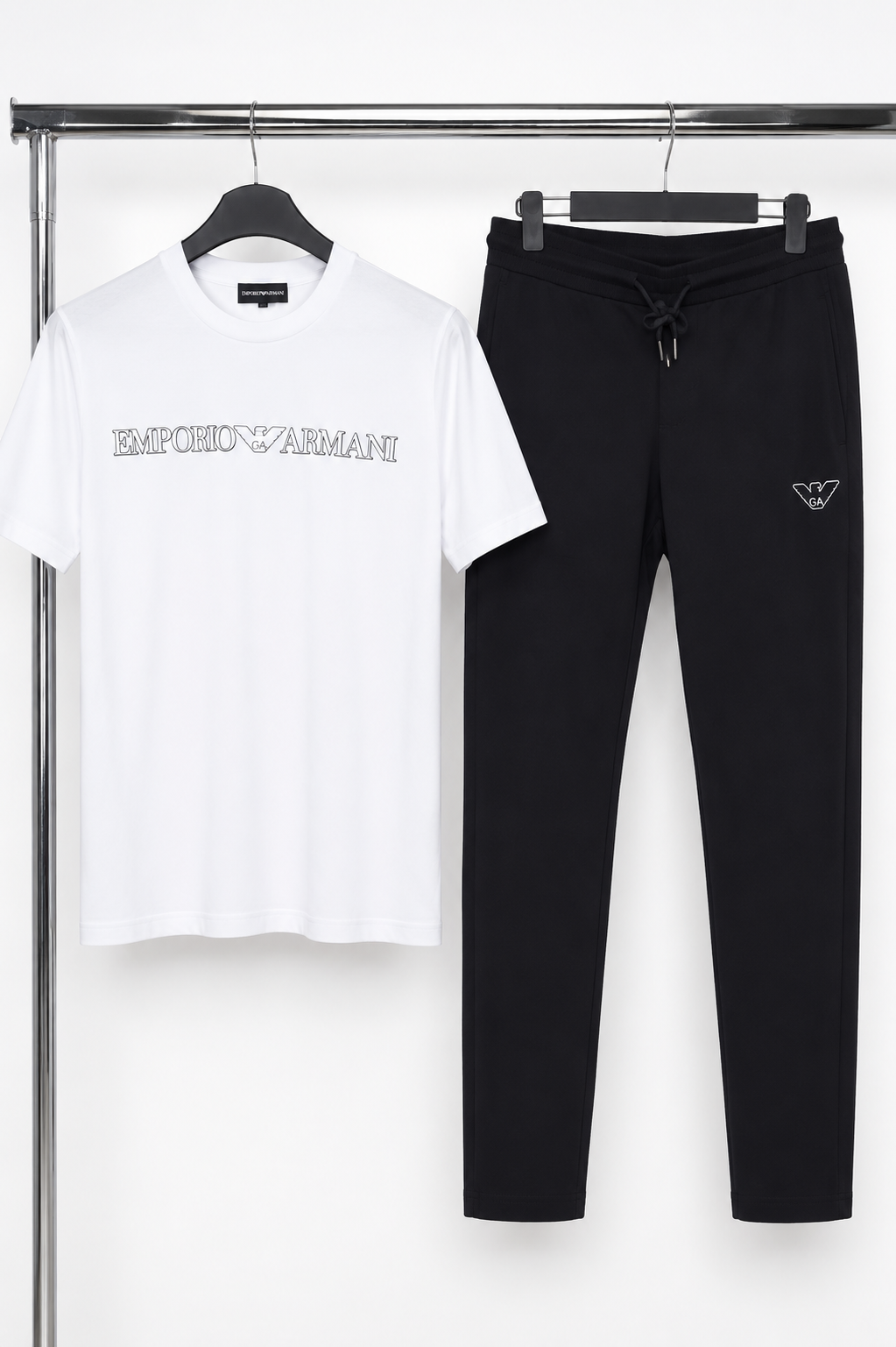 Emporio Armani summer light sport suit - Black & White