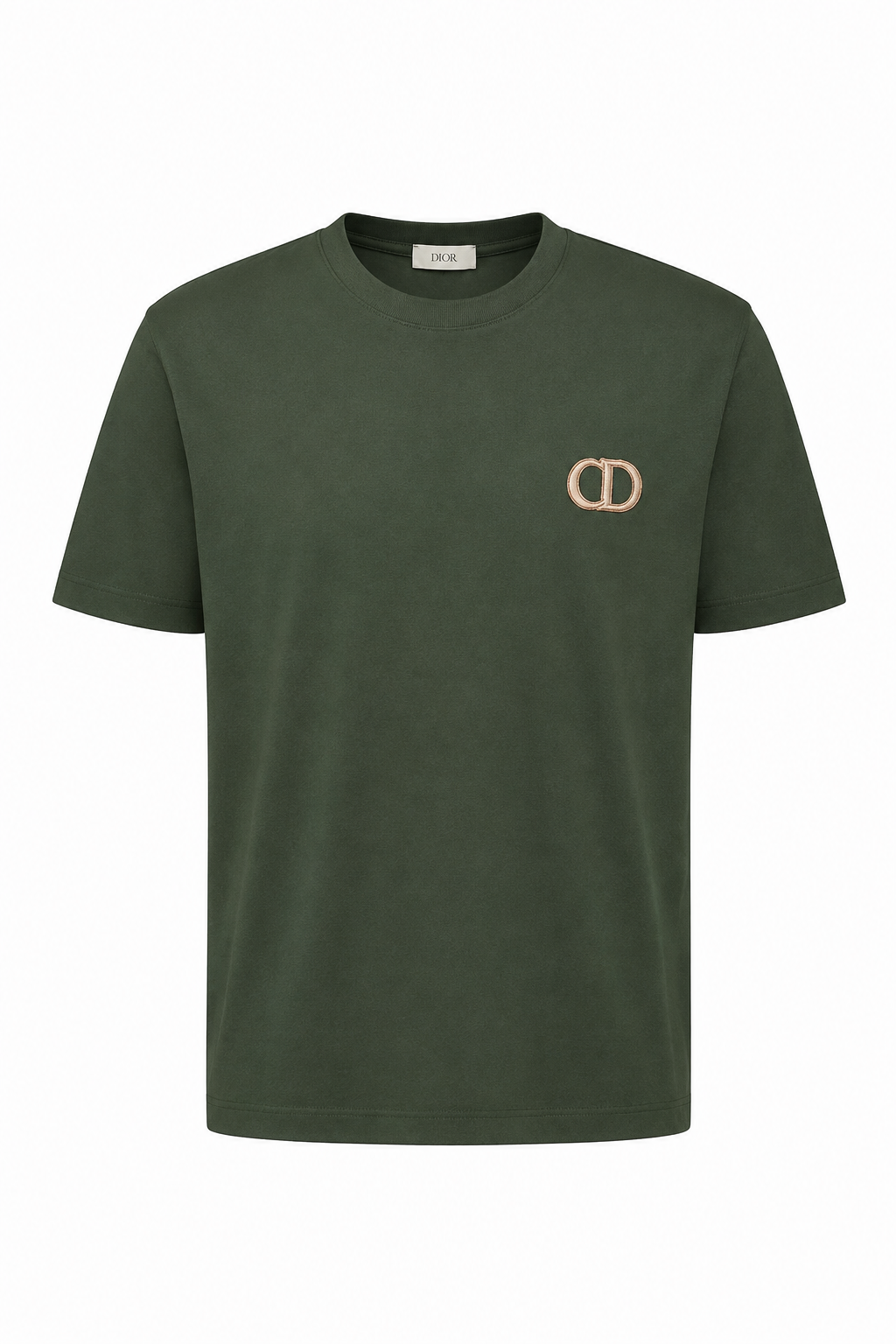 Dior embroidered CD icon T-shirt - Green