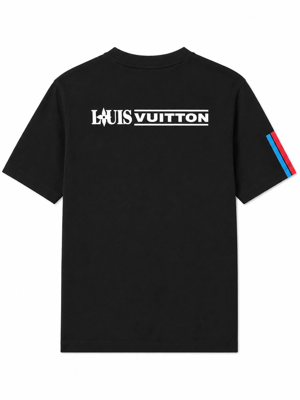 Louis Vuiton Gaston Stripe Cotton T-shirt - Black