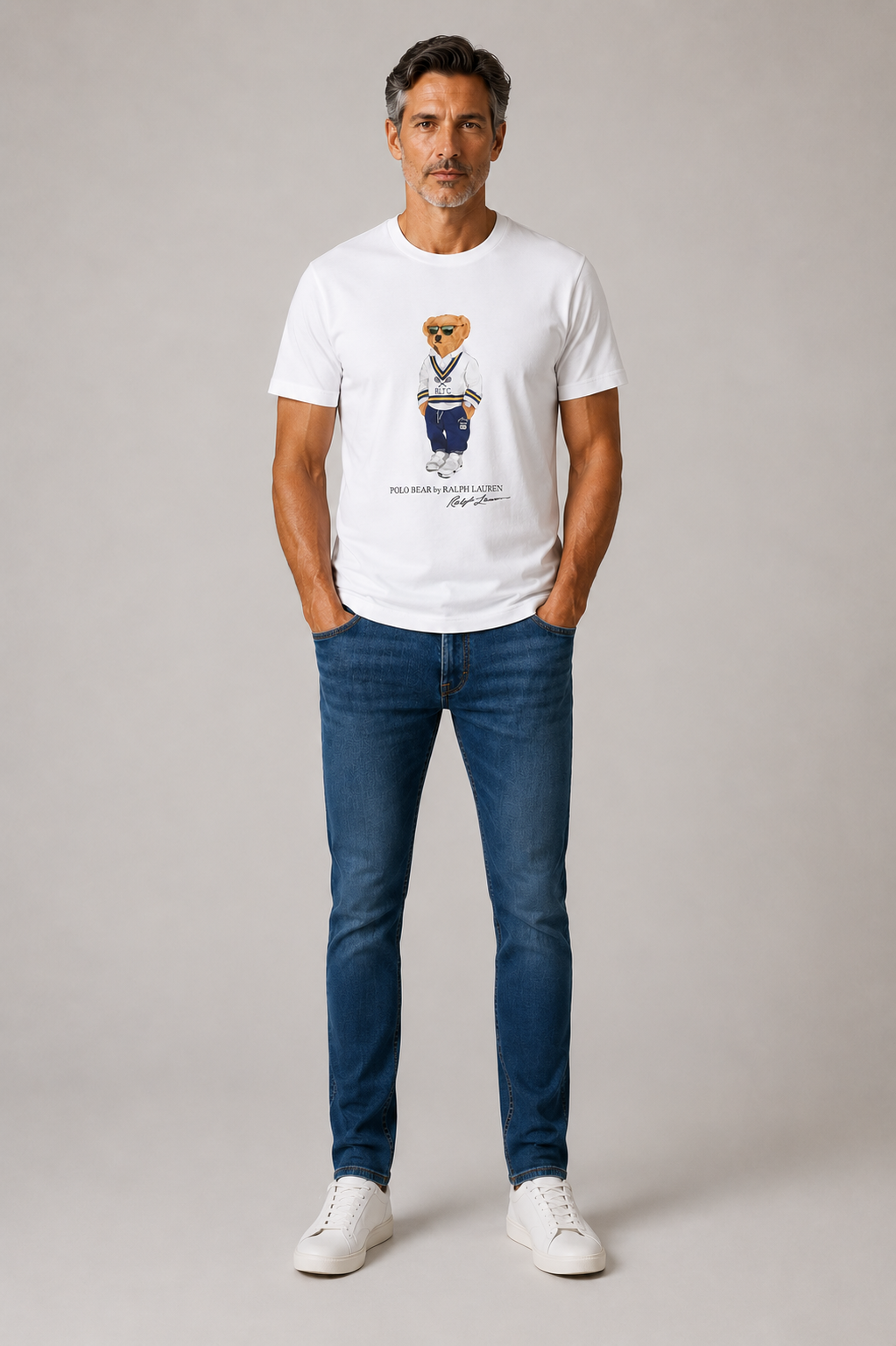 Ralph lauren Polo Bear graphic print T-shirt - White