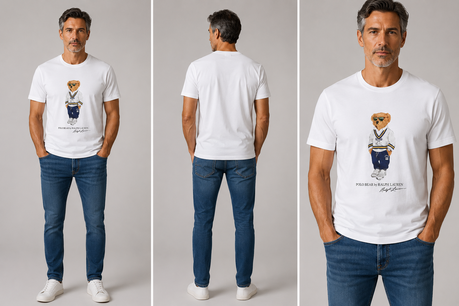 Ralph lauren Polo Bear graphic print T-shirt - White