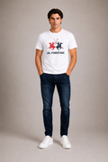 La Martina Graphic Print T-Shirt- White