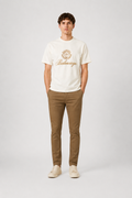 Balenciaga Embroidered Logo T-Shirt - Cream