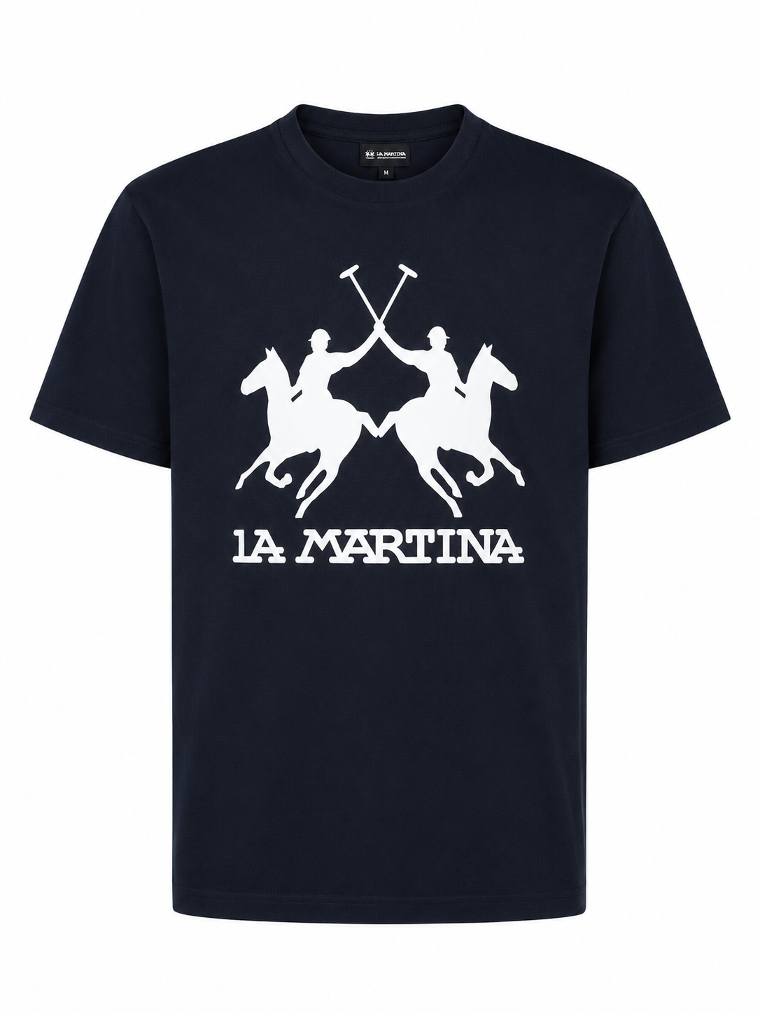 La Martina Brand Logo T-Shirt- Dark Navy