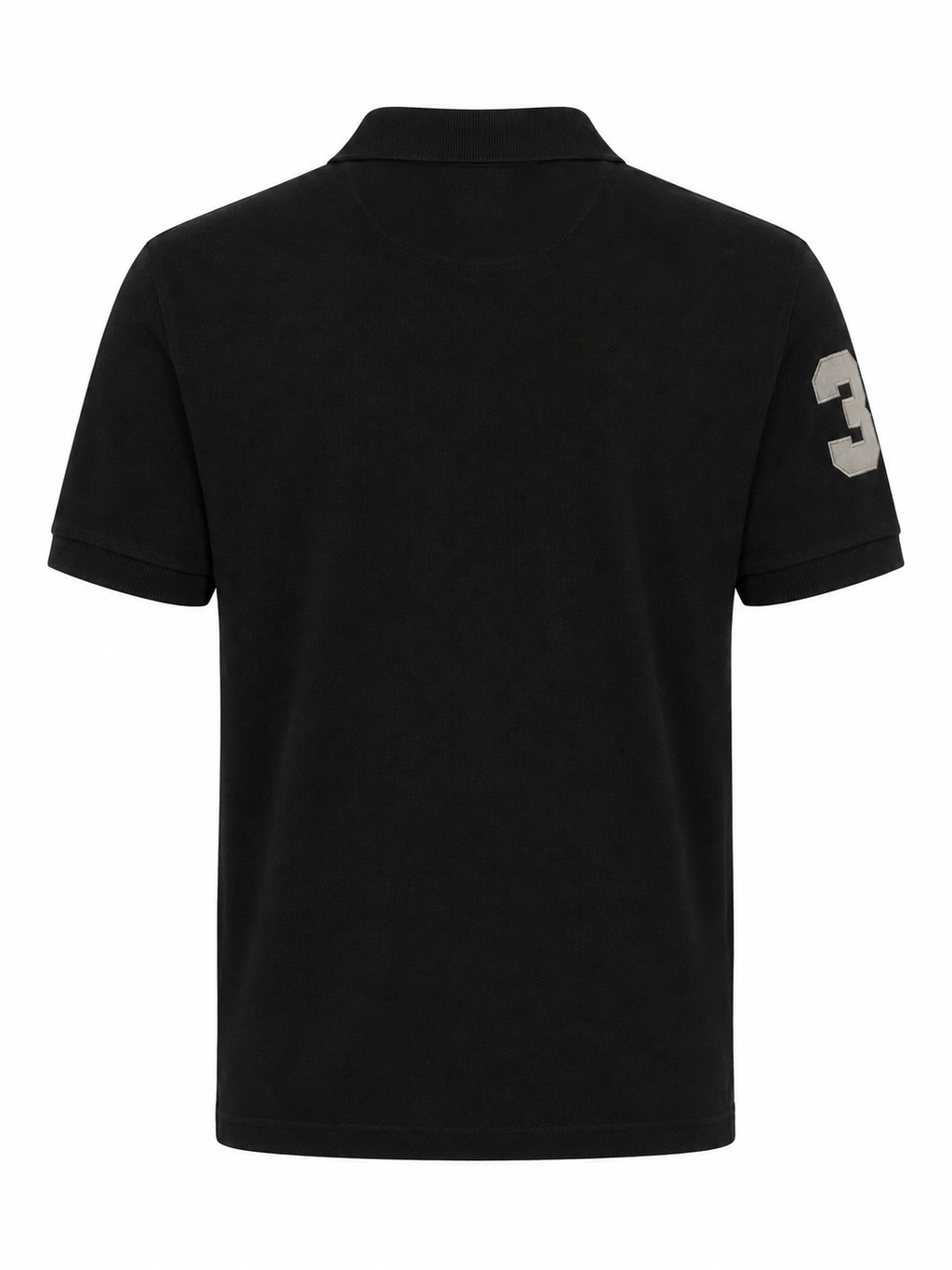 La Martina Embroidered Logo Polo - Black