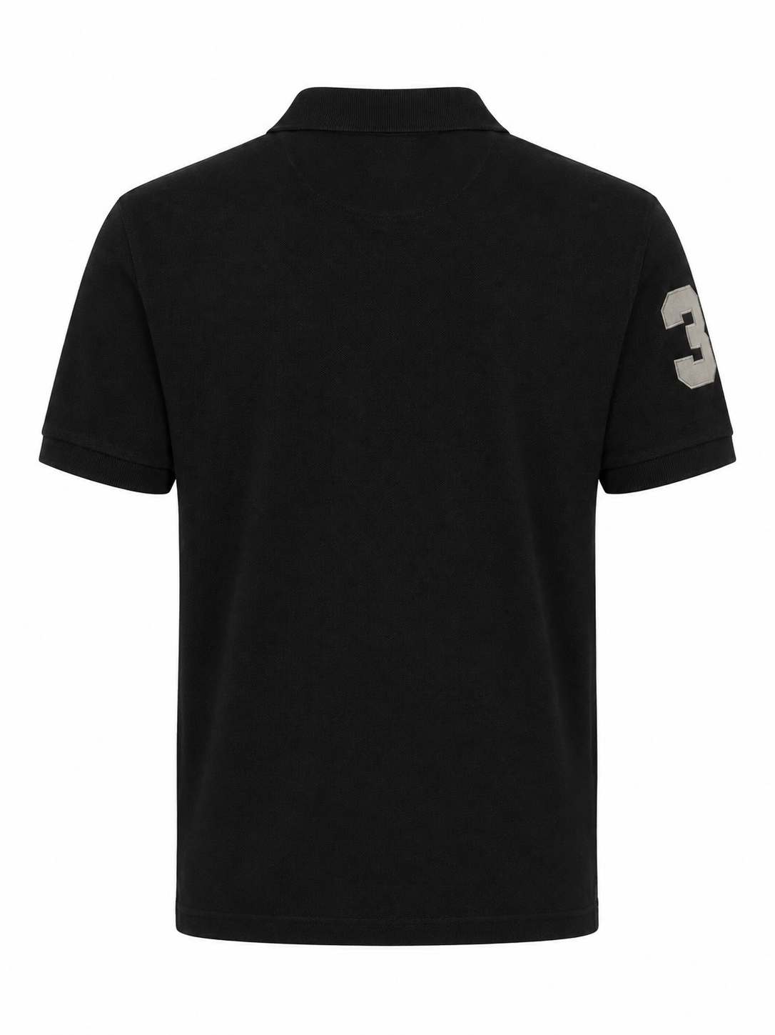 La Martina Embroidered Logo Polo - Black