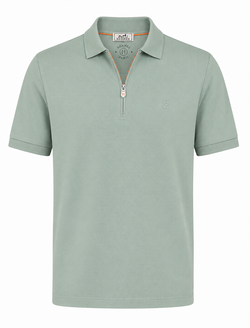 Hermes Pastel Green Polo - Green