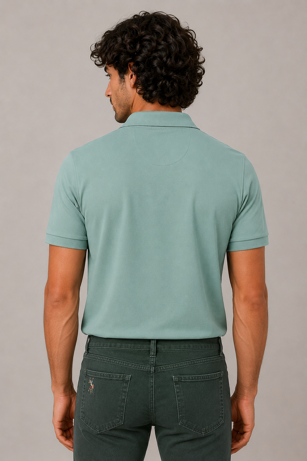 Hermes Pastel Green Polo - Green