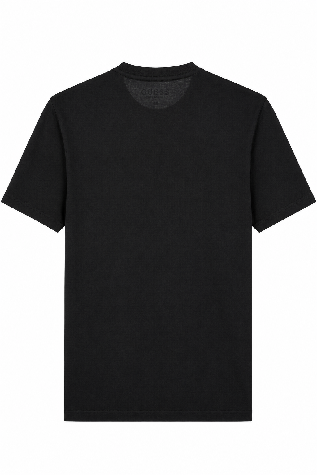 Guess Gold embroidered logo T-shirt - Balck