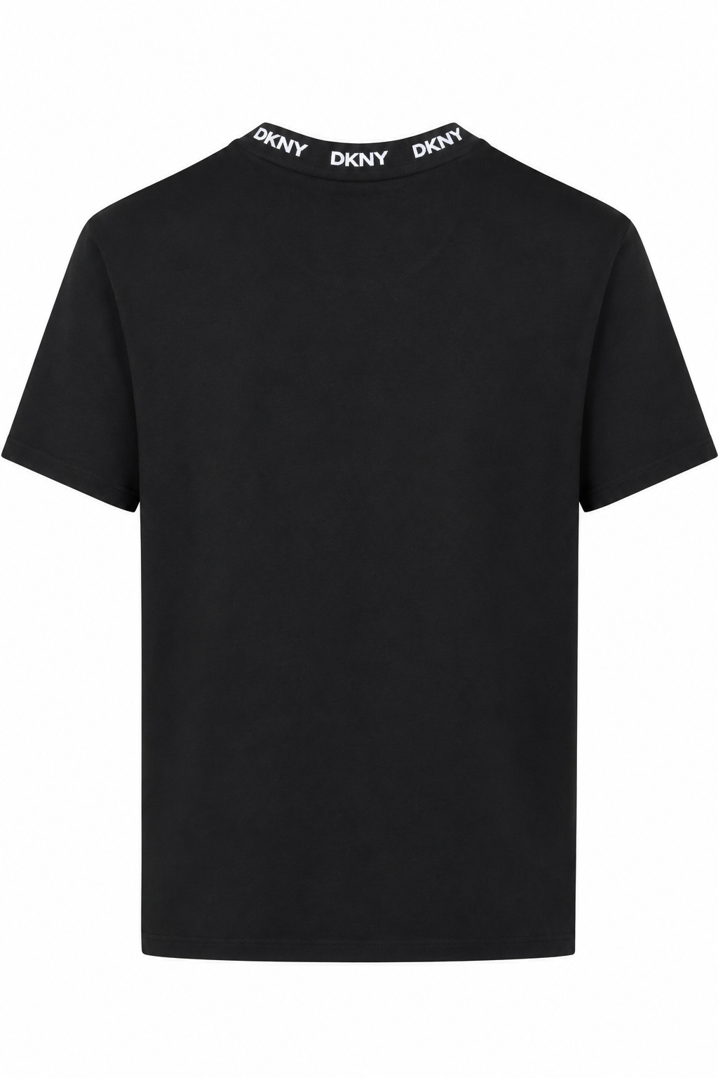 DKNY collar logo T-shirt - Black