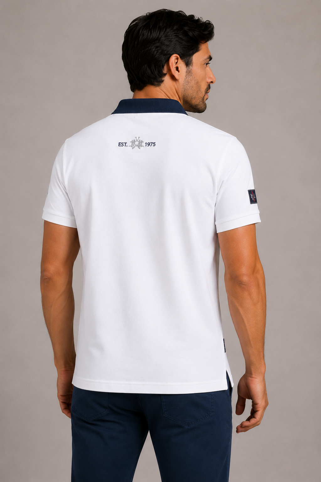 LM France logo Polo - White