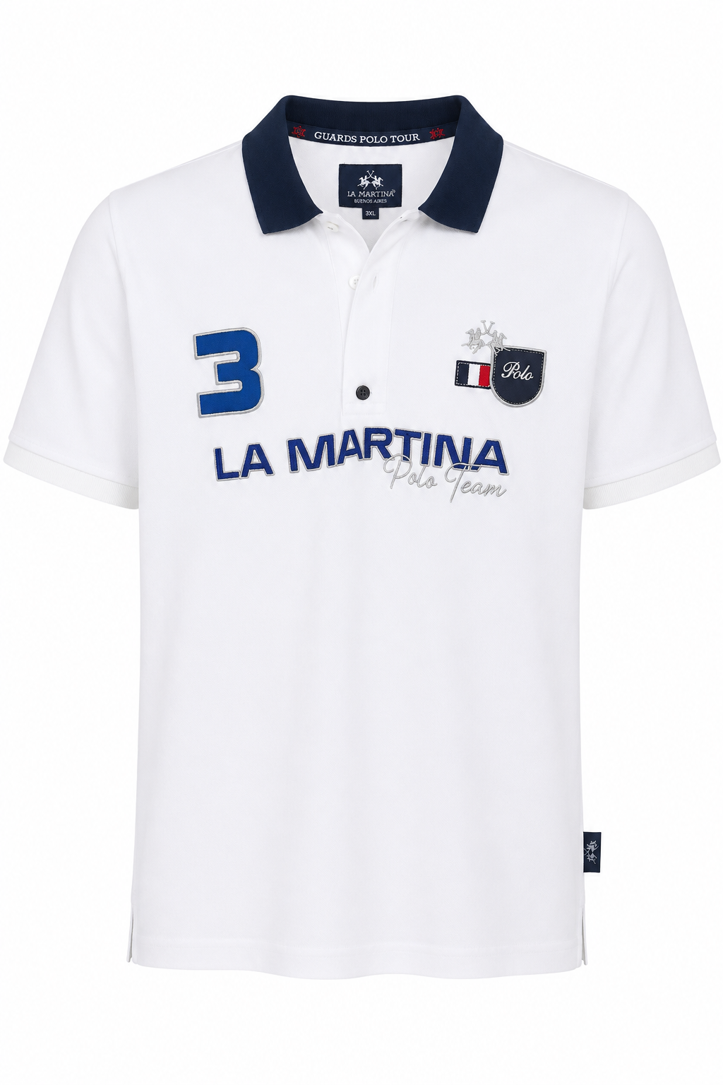 LM France logo Polo - White