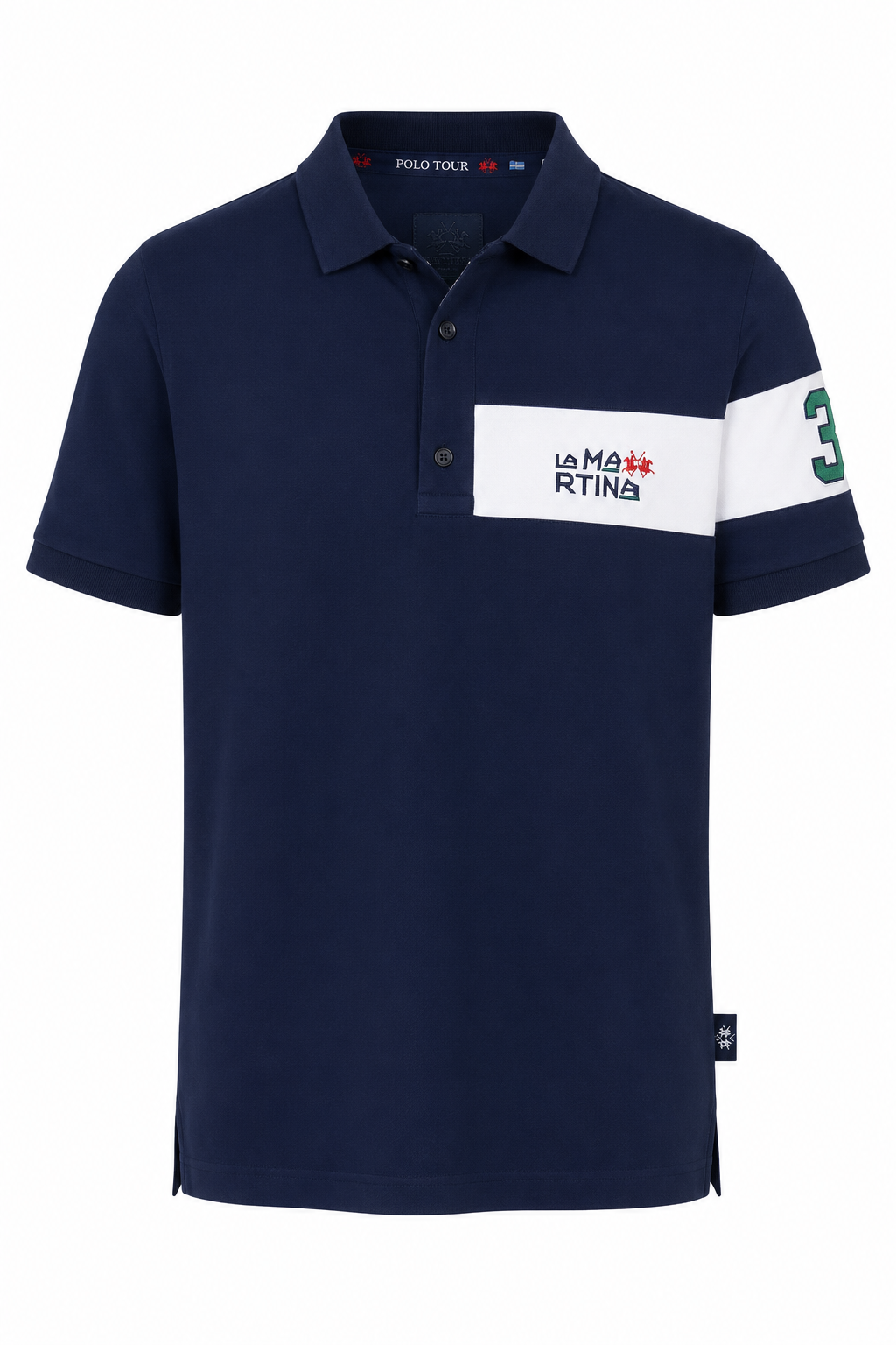 LM Jersey Italia Polo - Navy Blue