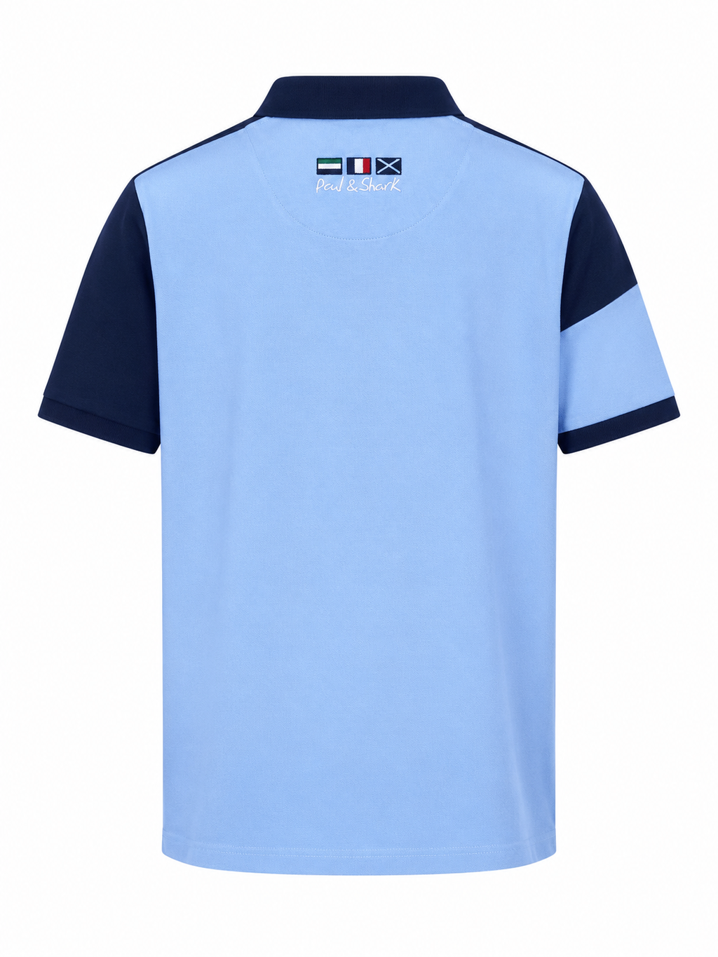 Paul & Shark colorblock polo - Navy and light blue