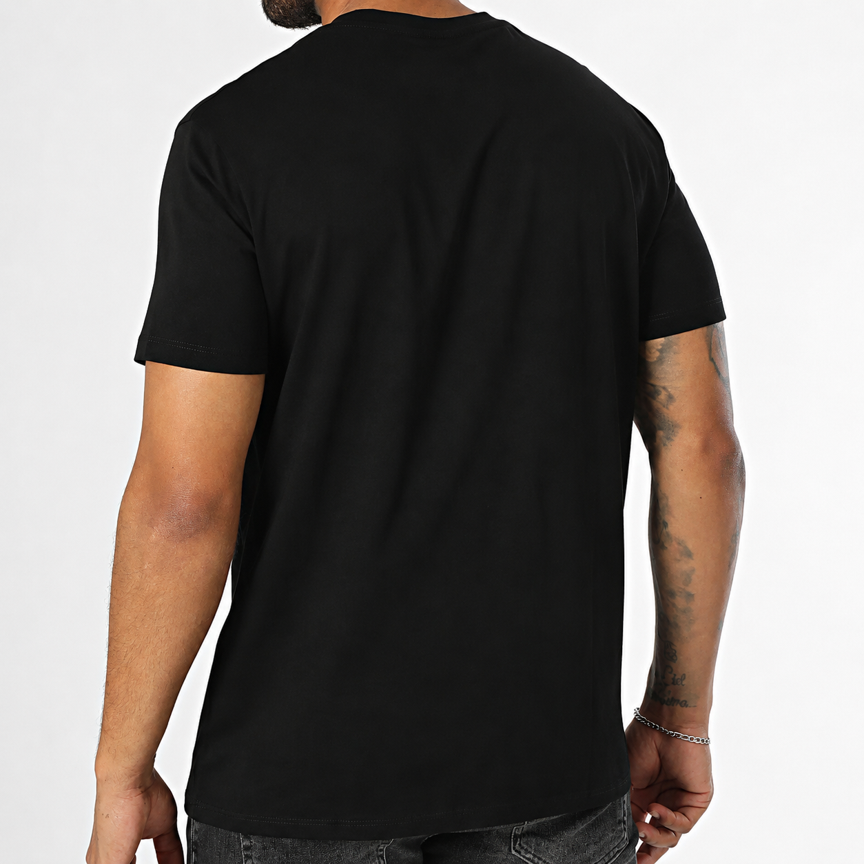 Armani Exchange  Strassy Graphic T-Shirt – Black