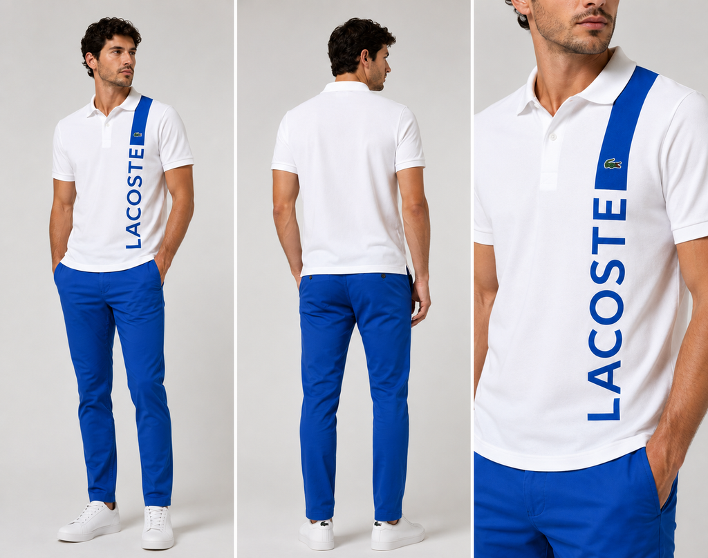 Lacoste sporty style Polo - White