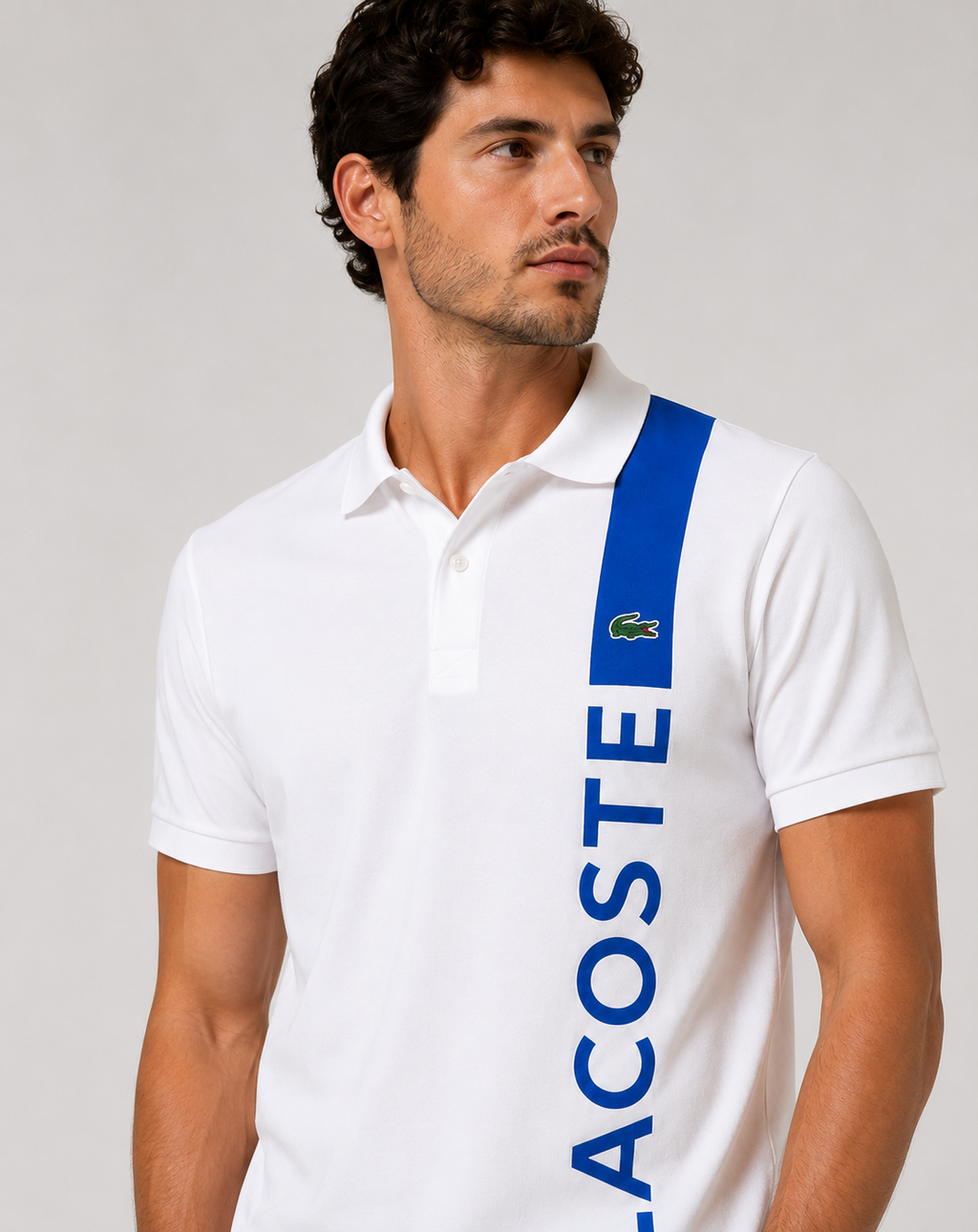 Lacoste sporty style Polo - White