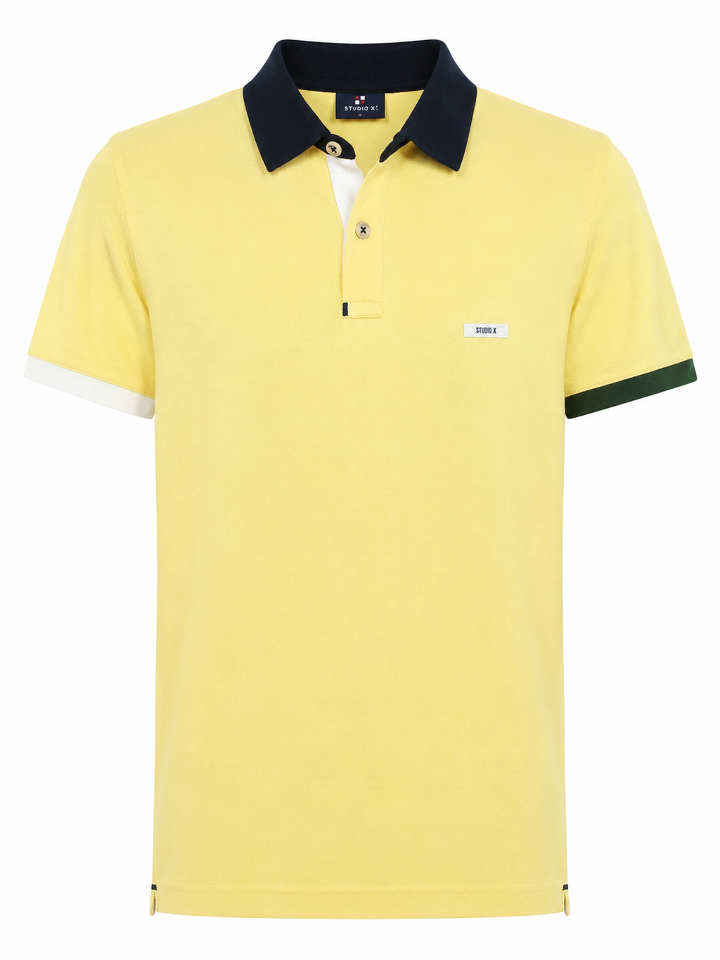 Studio X multi color Polo , yellow