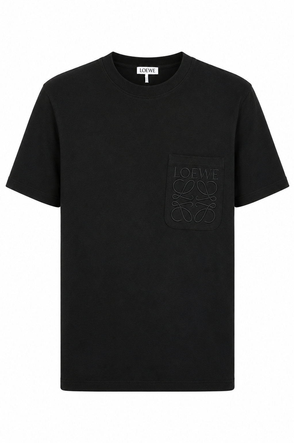 Dior White Logo T-shirt - Black