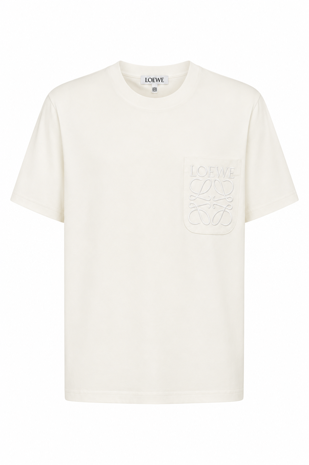 Loewe cotton   logo T-shirt- Black