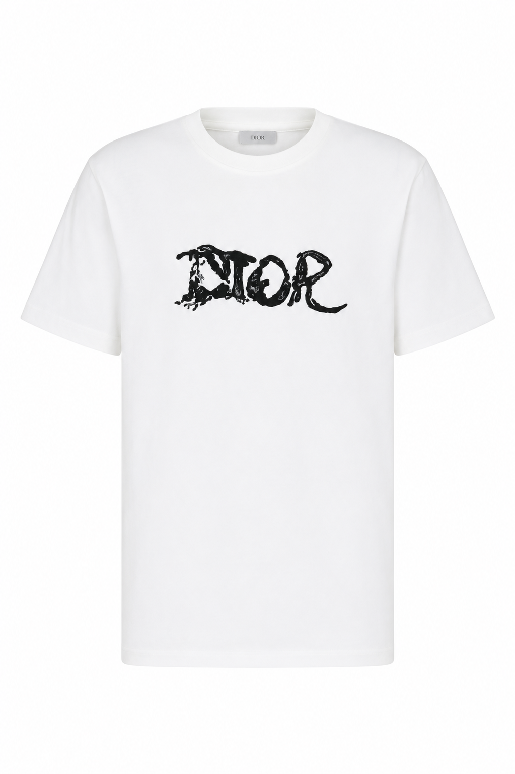 Dior Black Logo T-shirt -White