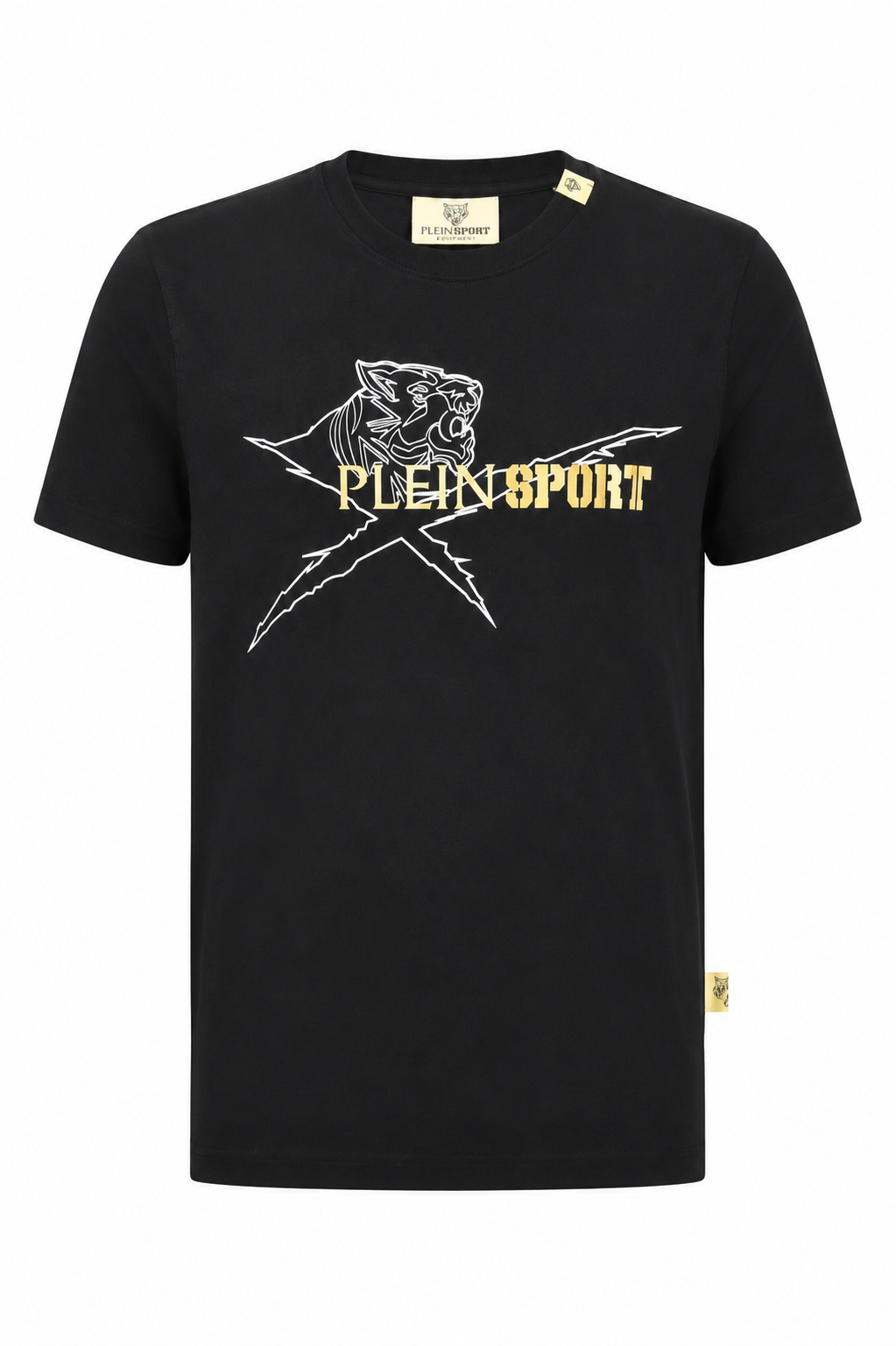 Plein Sport Men Sportswear Fit  T-Shirt, Black