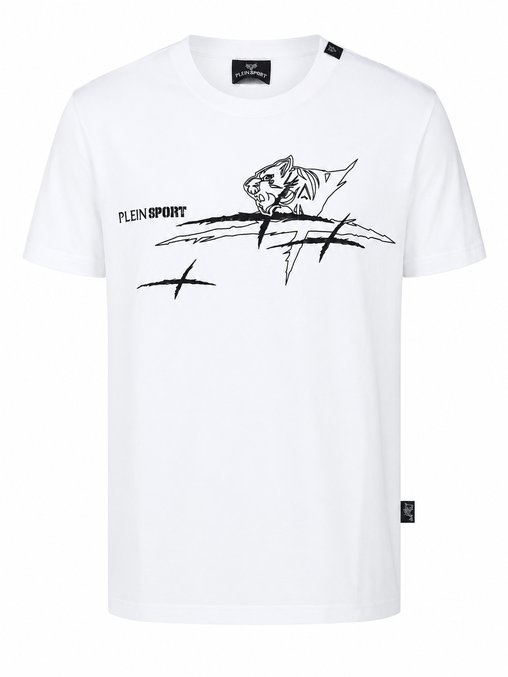 Plein Sport Men Sportswear Fit  T-Shirt, White