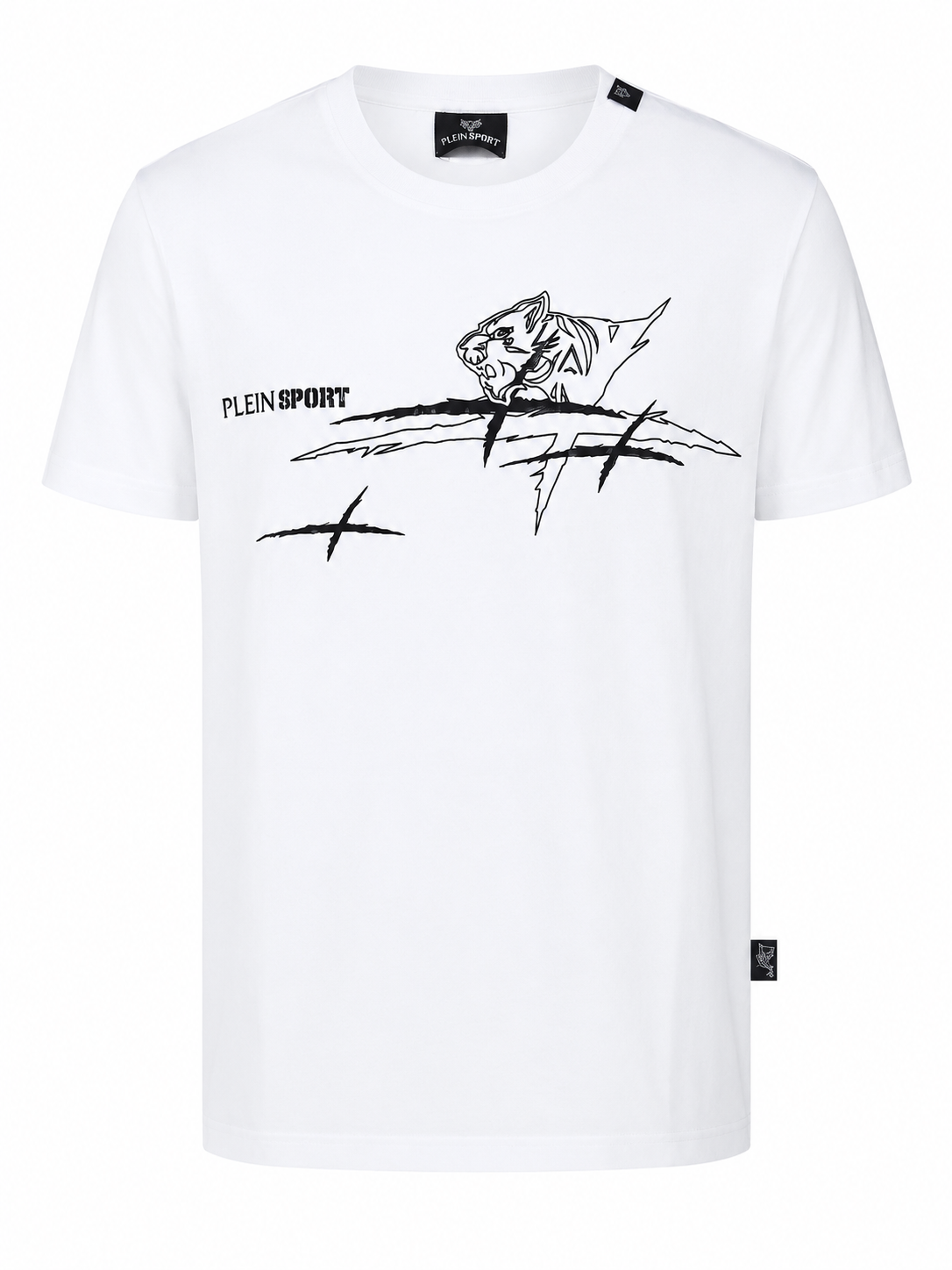 Plein Sport Men Sportswear Fit  T-Shirt, White
