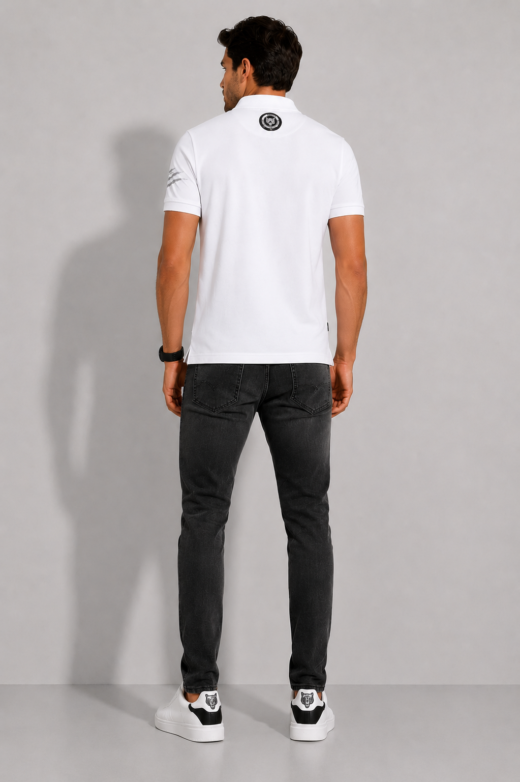 Plein Sport Men  Polo Shirt, White
