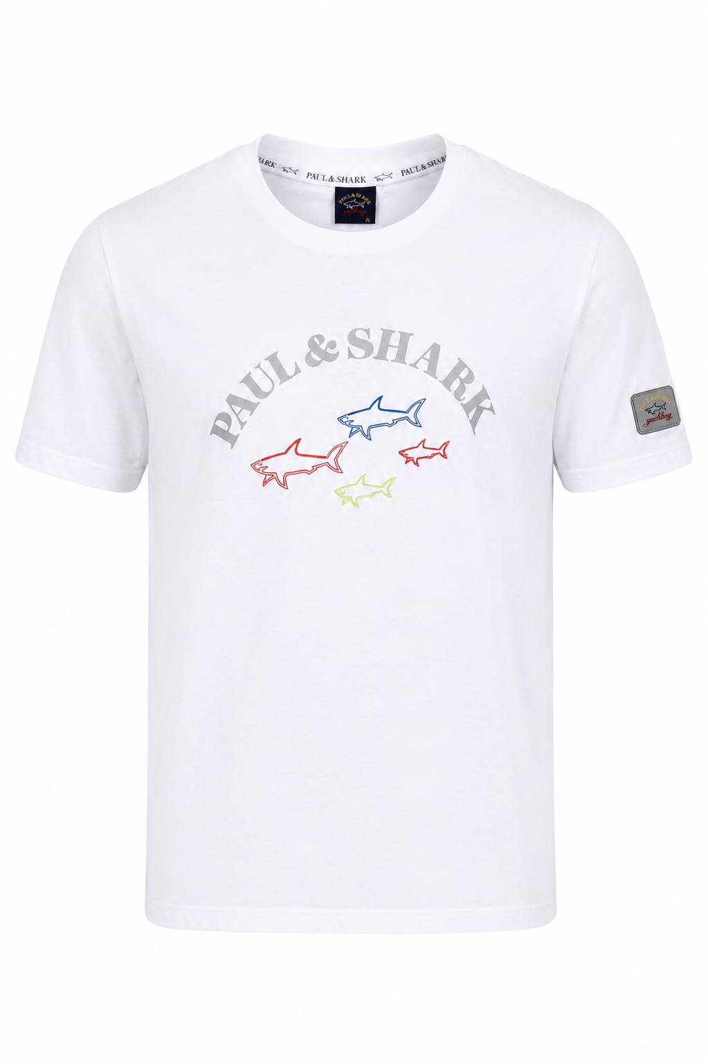 Paul & Shark Logo T-shirt- White