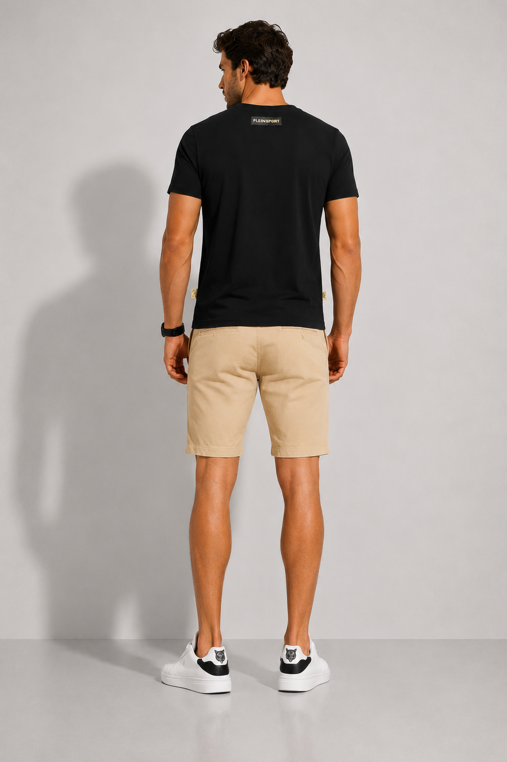 Plein Sport Men Sportswear Fit  T-Shirt, Black