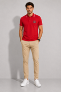Cavalli Class Regular Fit Short Sleeve  Polo Shirt, Red