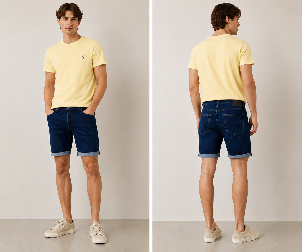 Jack and jones Denim short- Blue navy