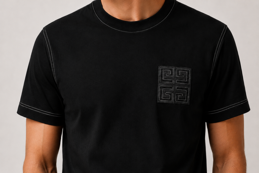 Givenchy embroidered logo T-shirt - Black