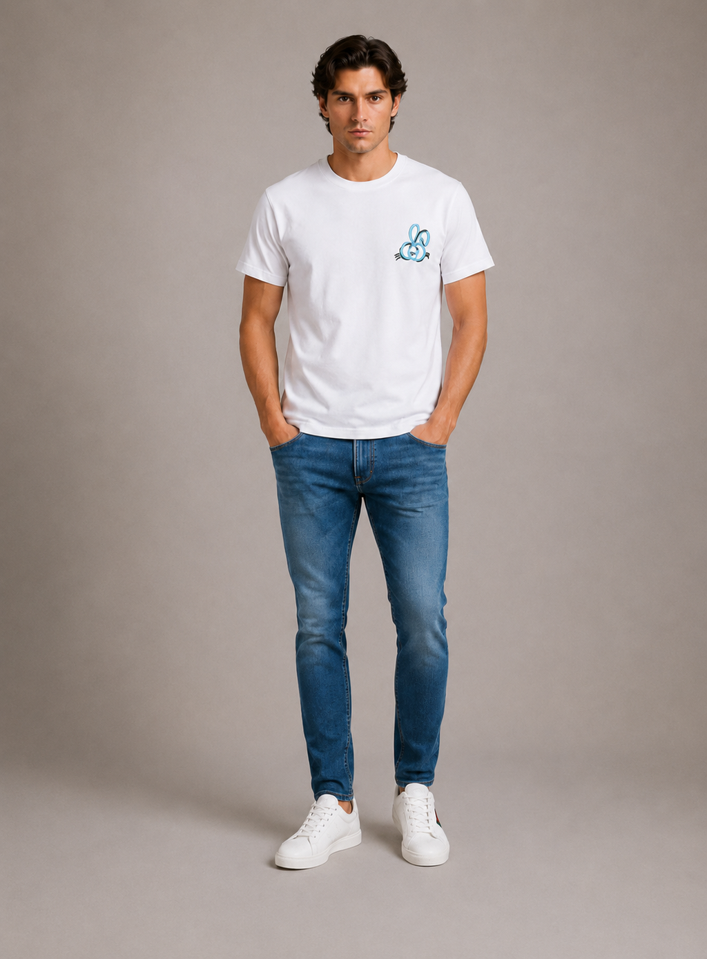 Gucci Graphic print logo t-shirt - White