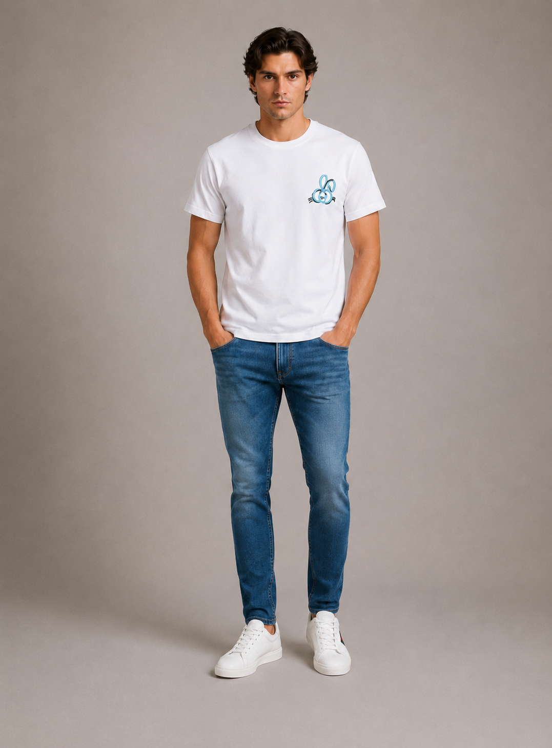 Gucci Graphic print logo t-shirt - White