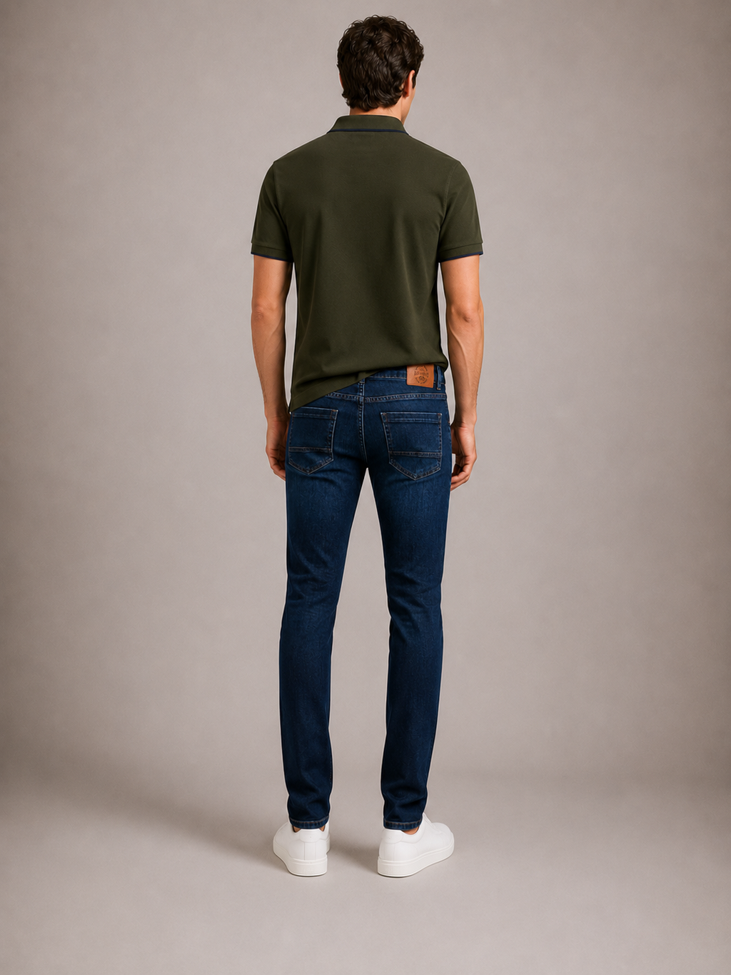 La Martina Regular Fit Embroidered Logo  Polo - Olive Green