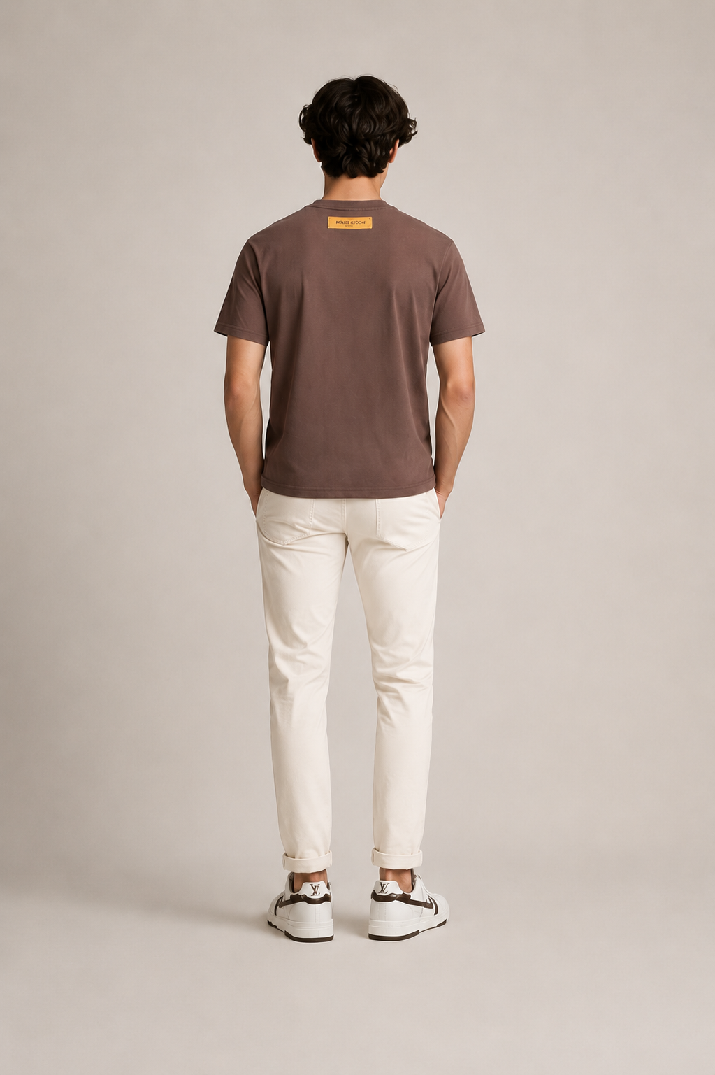 Louis Vuitton Brown Graphic logo T-Shirt - Brown