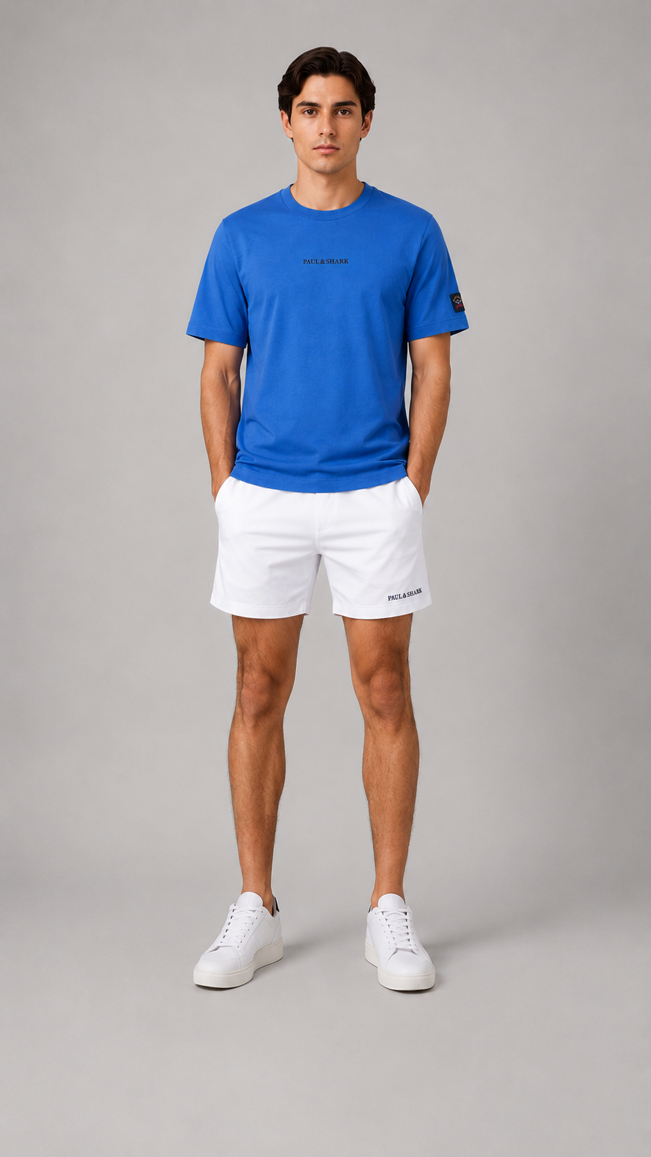 Paul & Shark Logo T-shirt - Blue