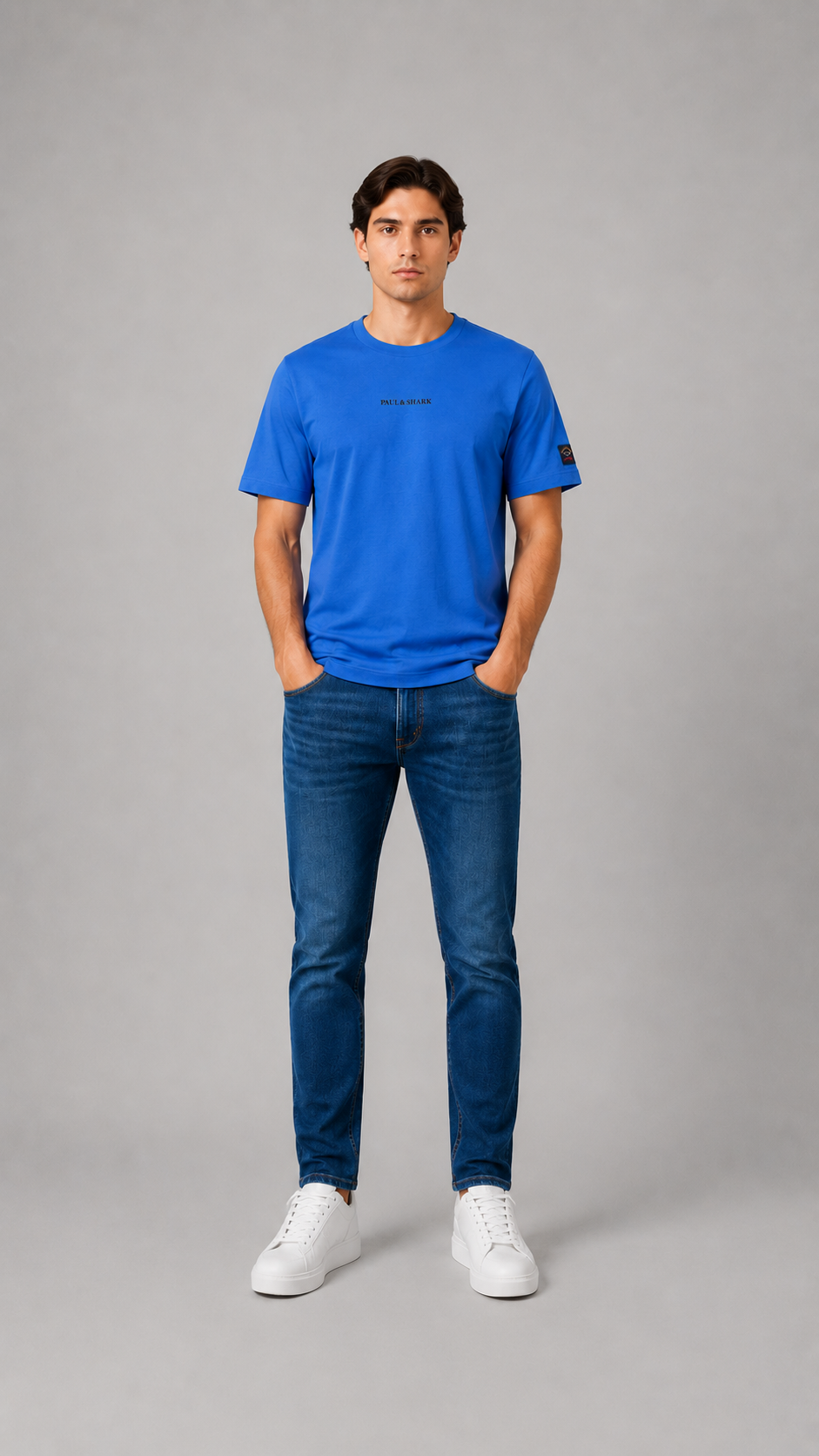 Paul & Shark Logo T-shirt - Blue