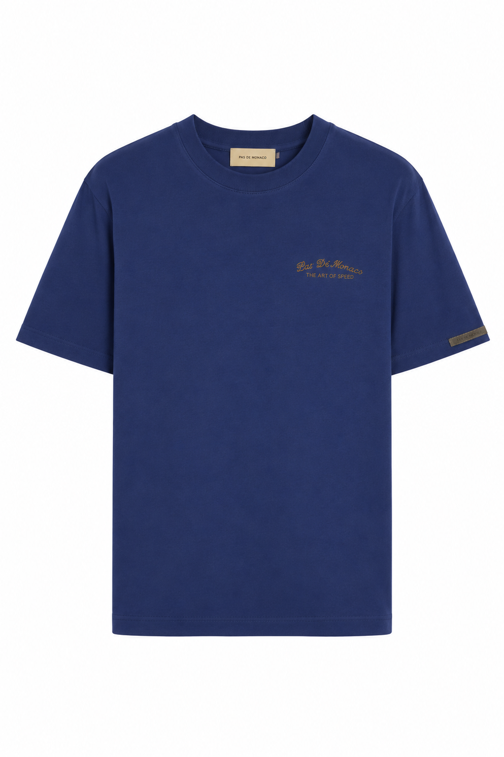 Pas de Monaco Relaxed fit Car Graphic Logo T-shirt- Navy Blue