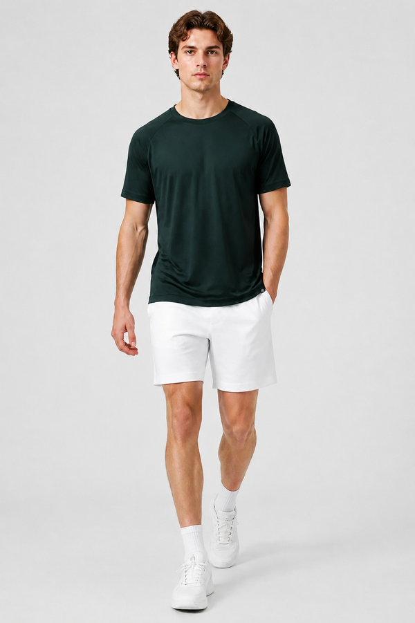 Gaiam Slim Fit Training T-Shirt- Dark Green